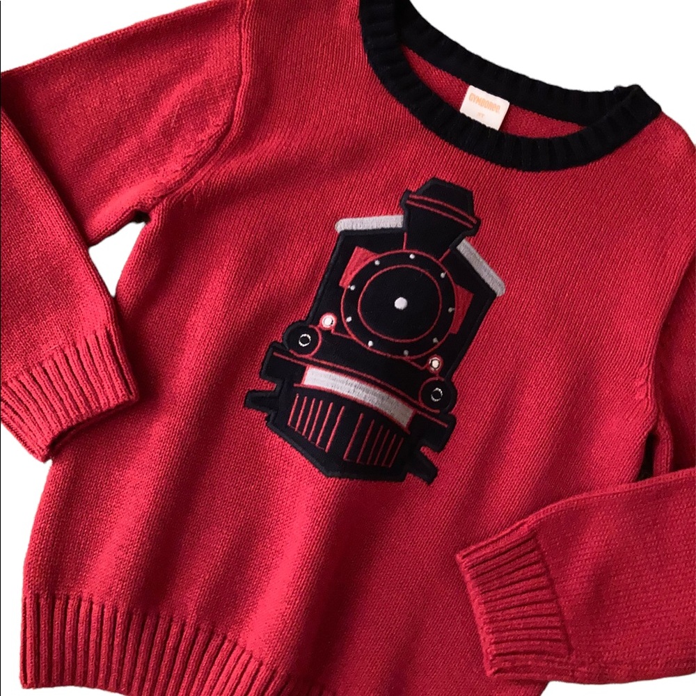 3T Gymboree Train Knit Sweater